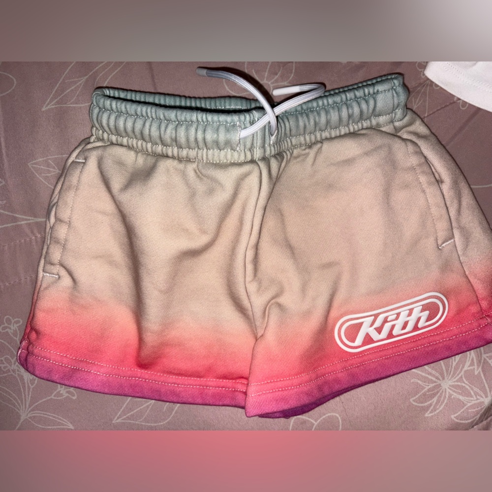 Kith Kids Ombre Shorts - Pink and Cream